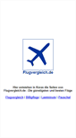 Mobile Screenshot of flugvergleich.de